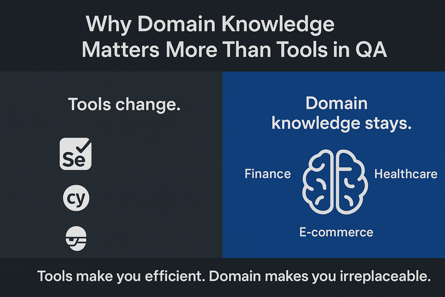 Why Domain Knowledge Matters More Than Tools in QA